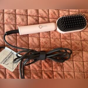 l’ange Pink Hair Straightening Brush